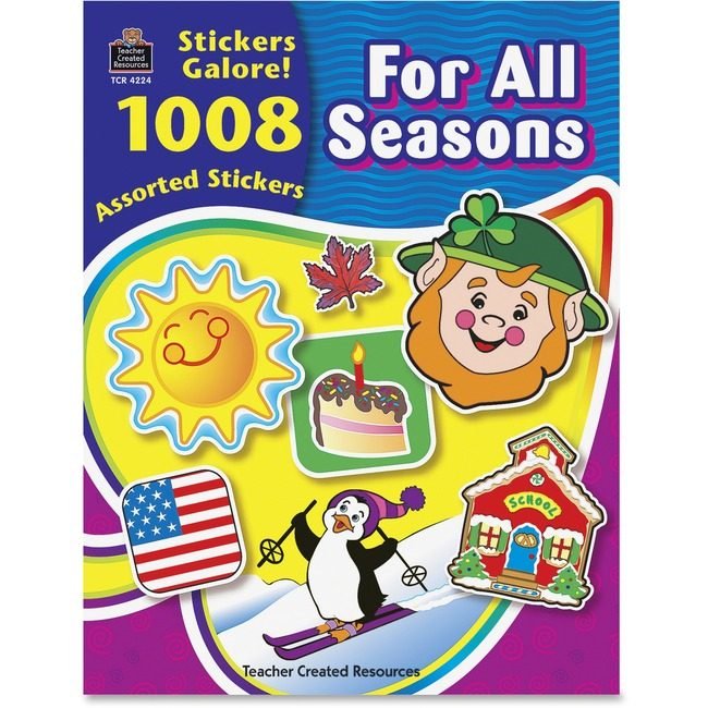 Teacher Created Resources Stickers All Seasons 1008PC TCR4224