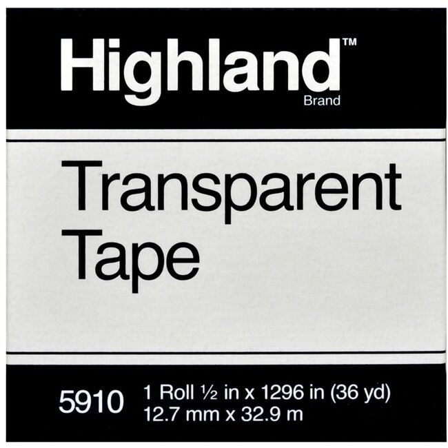 3M Company Tape Econ .5X1296 Trans MMM5910121296