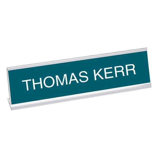 Xstamper Sign Dsk Stndrd Aluminum 2X8 Sr XSTK31