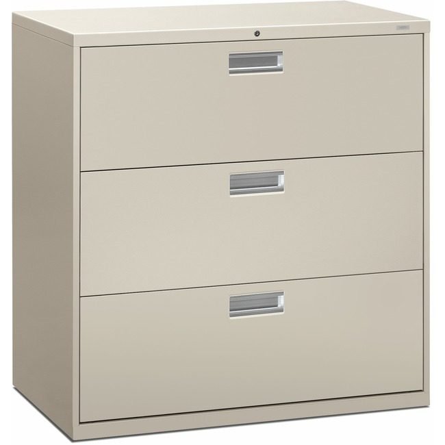The HON Company File Lat 3DRW 42"-W/LOCK Gray HON693L-Q