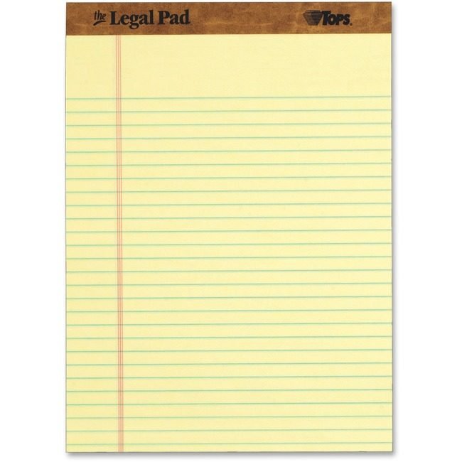 TOPS Products Pad Legal 8.5X11.75 50SH Ca TOP7532