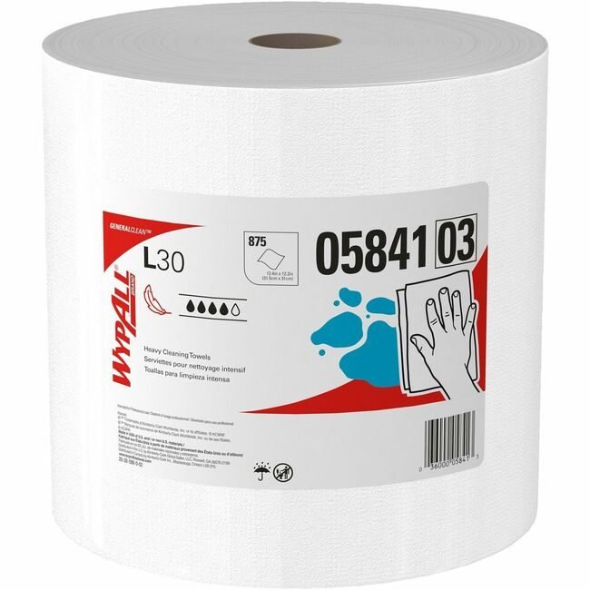 Kimberly-Clark Professional Kleenex / Scott / WypAll / Kimtech Wipers Roll Jumbo L30 KCC05841