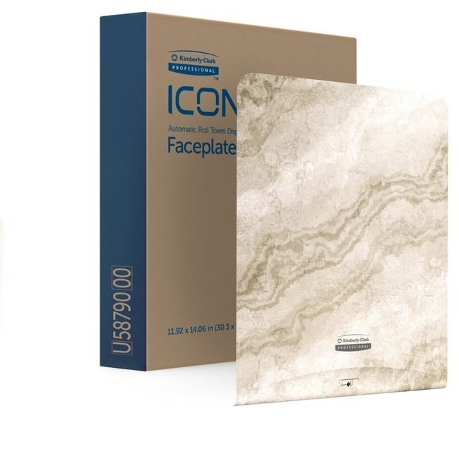 Kimberly-Clark Professional Kleenex / Scott / WypAll / Kimtech Faceplate Dispenser Rlltw W.Mrbl