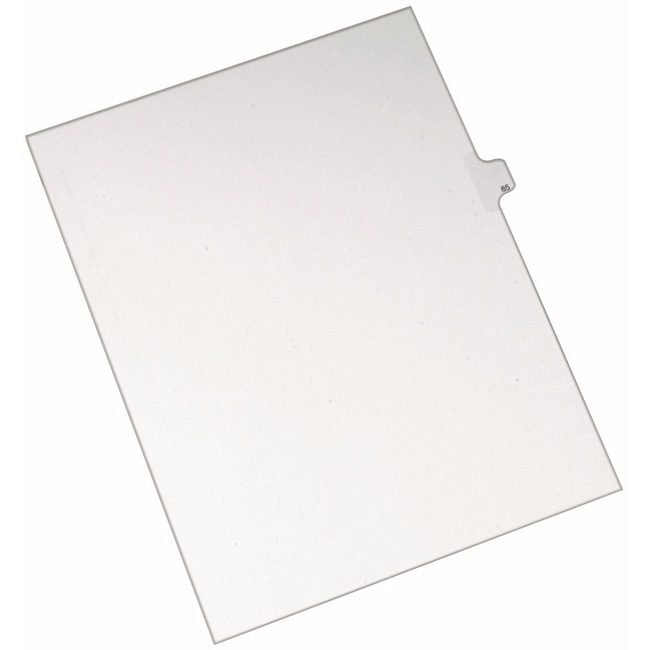Avery Products Corporation Index Legal Sdtab 85 AVE82283