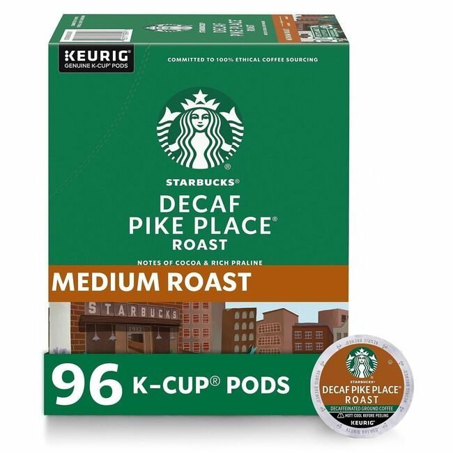 Starbucks Coffee Company Seattle's Best Kcup Pikeplace Decaf 24 Count SBK12434952CT