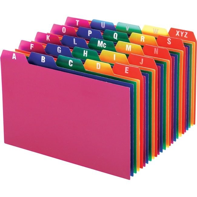 TOPS Products / ACCO legacy Oxford Card Guides Poly A-Z 4X6 OXF73154