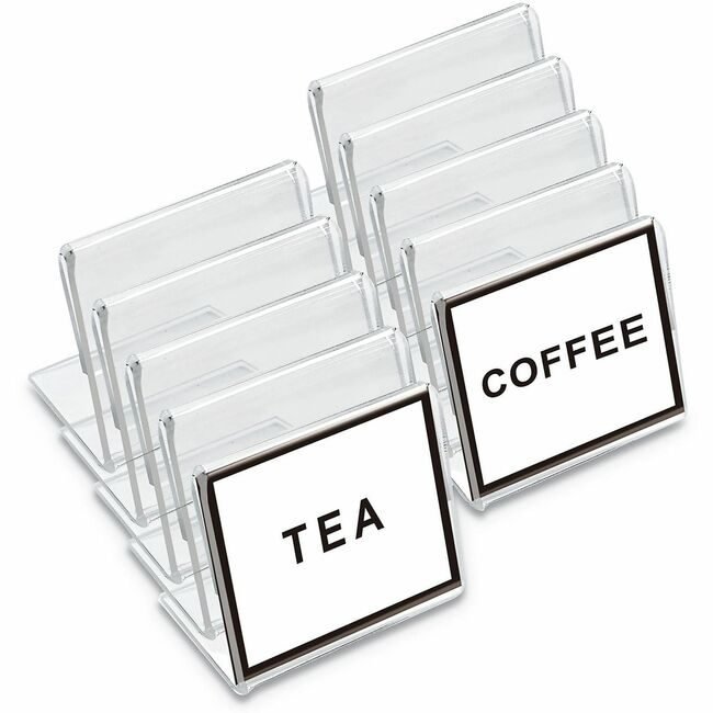 Universal Office Products Frame Sign Mini 10/PK Clear UNV76861