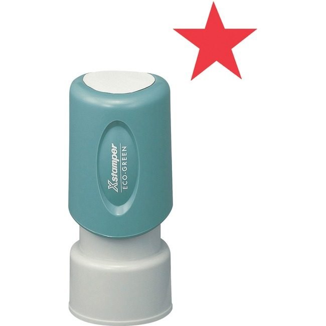 Shachihata / Xstamper Stamp Round 5/8" Star Red XST11309