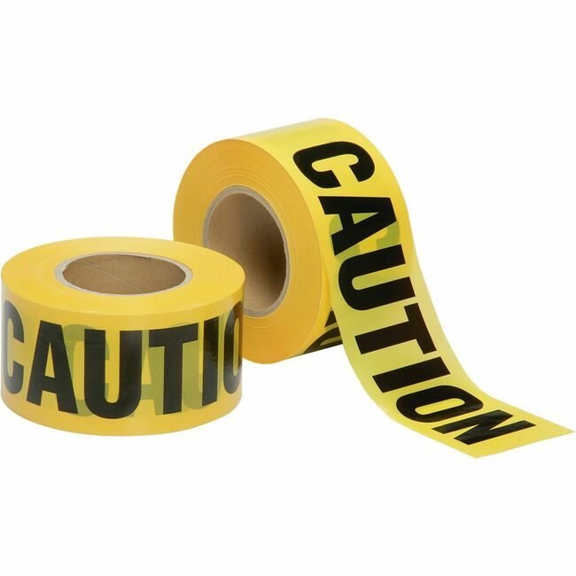 Tape Caution Economy 3" Yw NSN6134244
