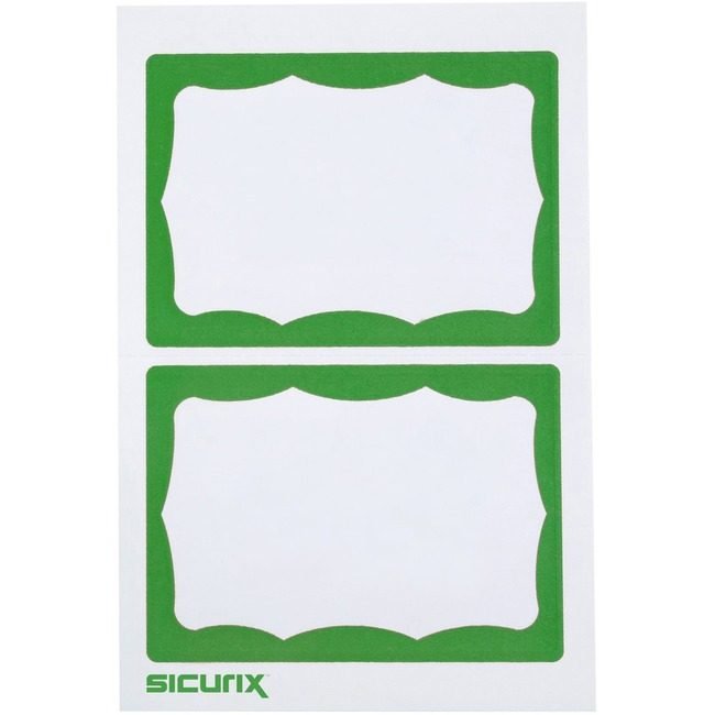 Baumgartens Badge Adhsve Grn Brdr 100 Count BAU67646