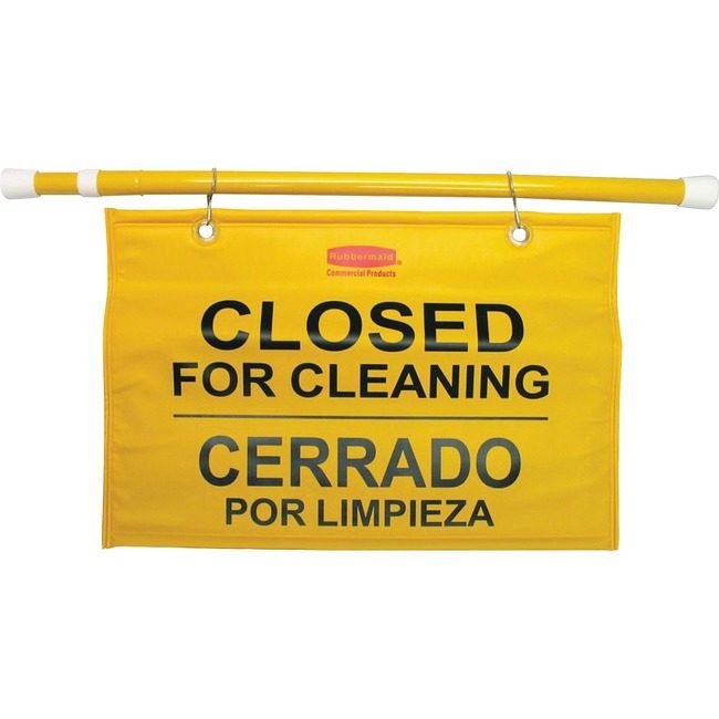 Rubbermaid Commercial Products Sign Hanging Safety Yw RCP9S1600YLCT