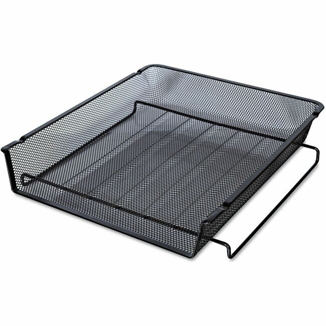 Universal Office Products Tray Mesh Letter Black UNV20004