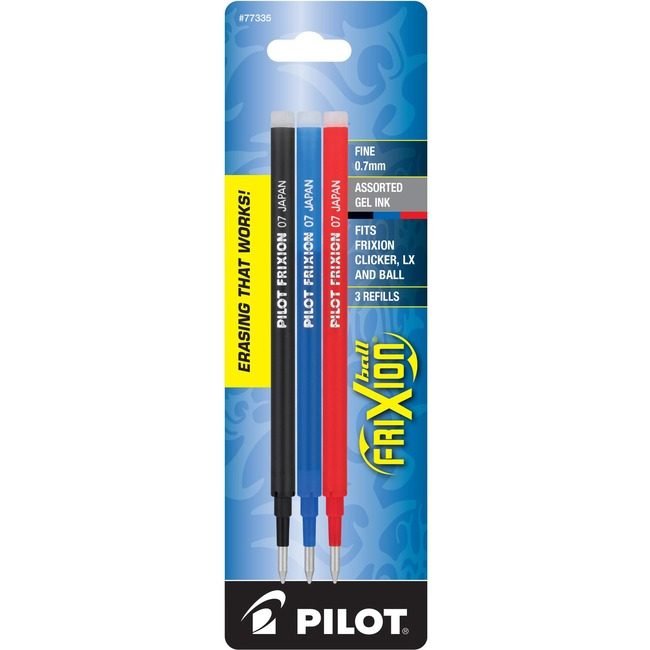 Pilot Corporation of America Refill Gel Frix Fine Assorted PIL77335