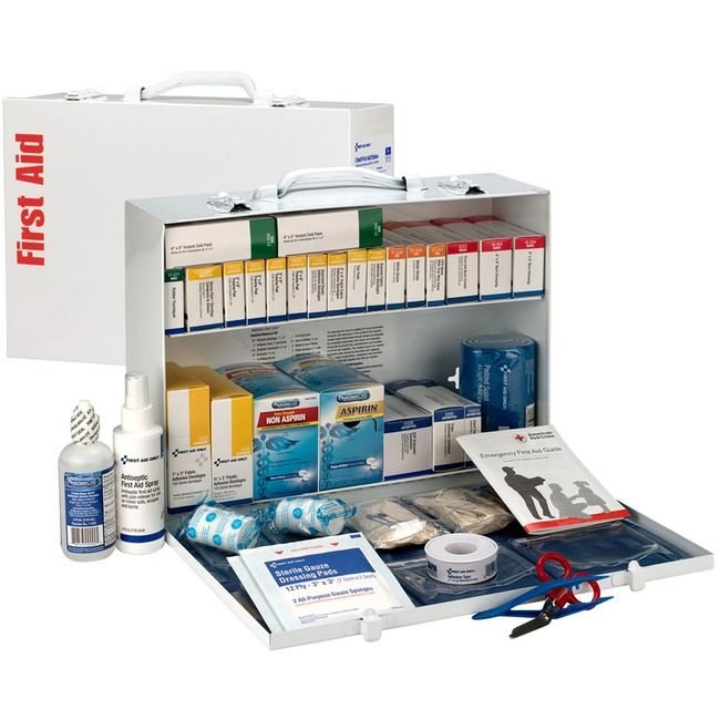 Acme United Corporation First Aid Only Kit 2 SHELF B+ ANSI MTL MDS FAO90573