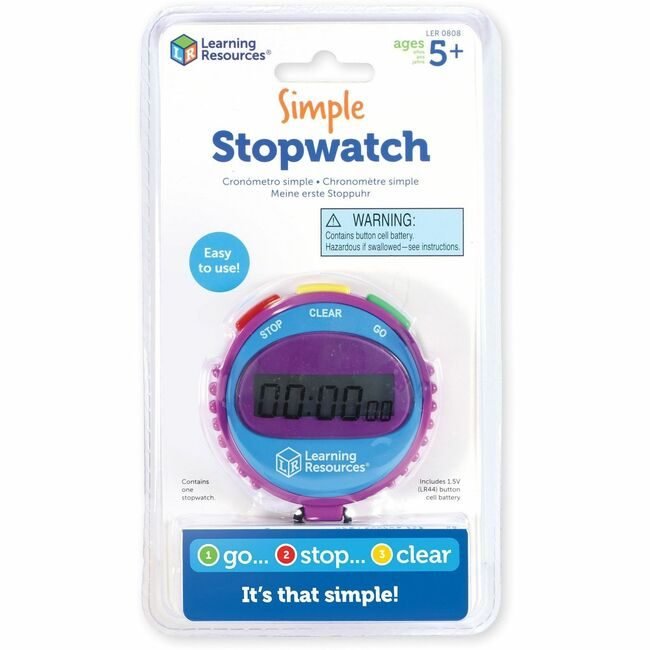 Learning Resources Stopwatch Simple LRNLER0808