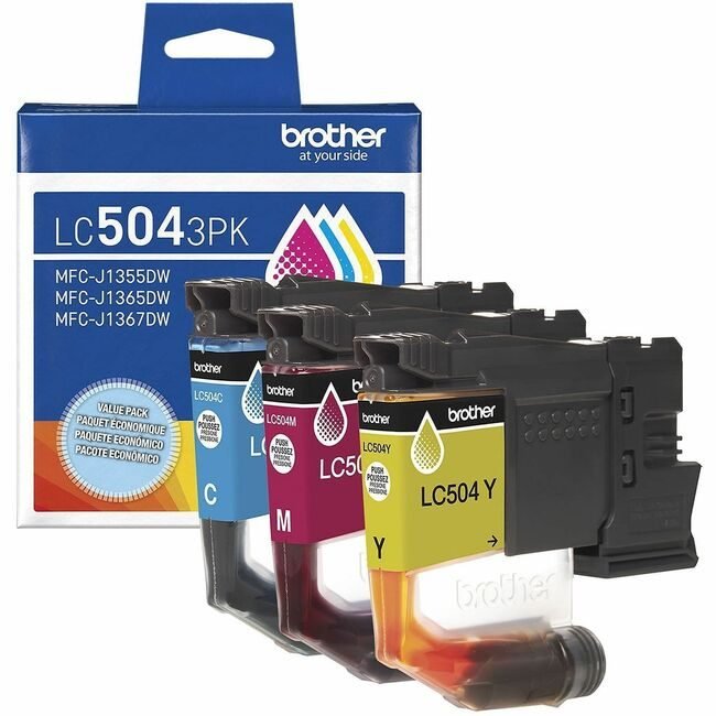 Brother International Crt Standard Cy Ma Yw Ink 3 Pack BRTLC5043PKS
