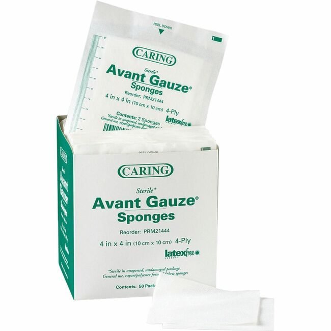 Medline Industries Gauze Non-Wvn Cotton 4"X4" MIIPRM21444