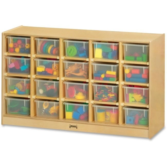 Jonti-Craft, Inc. Cubbie Mobile 20TRAY W/Bins JNT04210JC