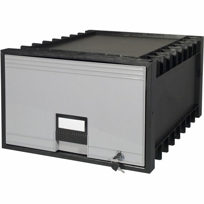 Storex Drawer Archive Legal Bk/Gy STX61402U01C