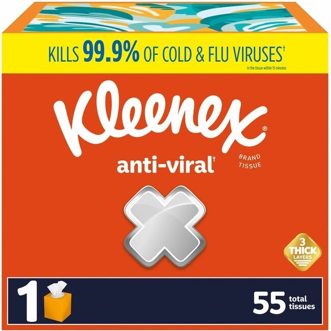 Kimberly-Clark Professional Kleenex / Scott / WypAll / Kimtech Facialtissue Antiviral Uprt