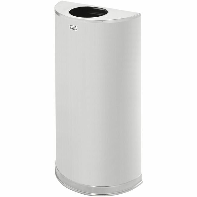 Rubbermaid Commercial Products Receptacle Hlfrnd 12GAL Ss RCPSO12SSSPL