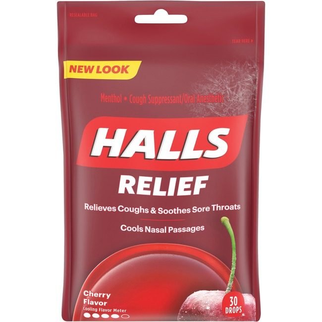 Lozenges Cherry Halls 30PC CDB62182