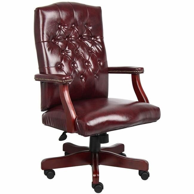 Boss Office Products Chair Traditional Woodframe Ox BOP905BY