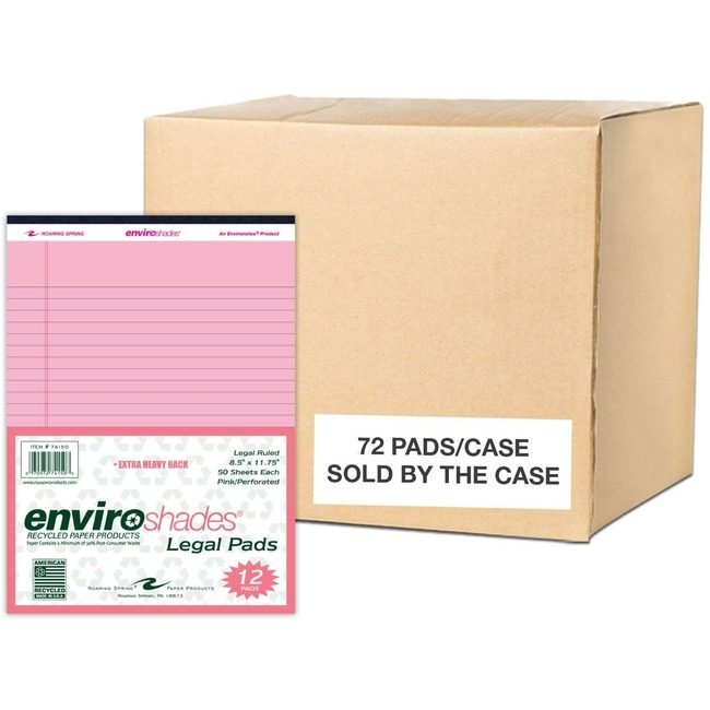 Roaring Spring Paper Products Legal Pad 11" 12 Pack Ivory ROA74150CS