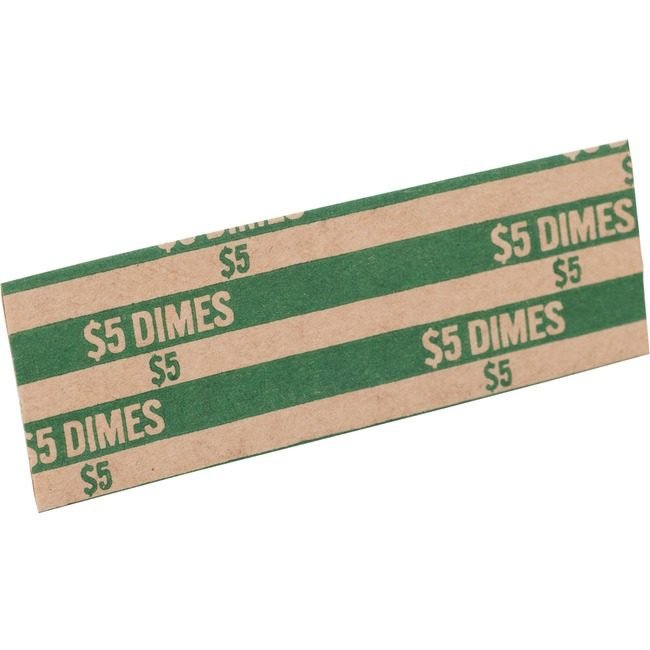 Sparco Wrapper Coin Flat Dimes SPRTCW10