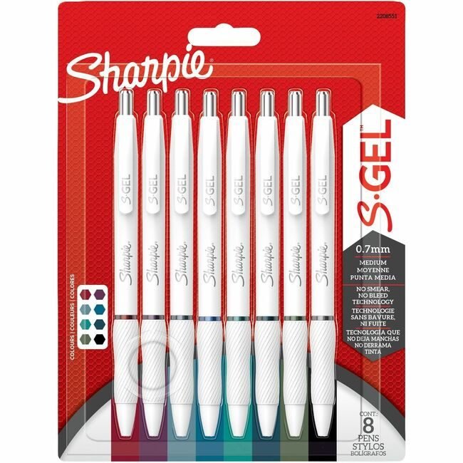 Newell Brands / Sanford Sharpie / Expo / Prismacolor / Pen S-Gel White Colors 8 Count SAN2208551