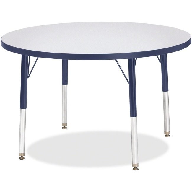 Jonti-Craft, Inc. Table Activity 36"RND Gy/Ny JNT6488JCE112