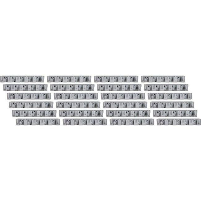 Genuine Joe Rack Wall With Hooks GJO12504CT