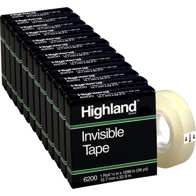 3M Company Tape Invisbl Econ .5X1296 MMM6200121296BX