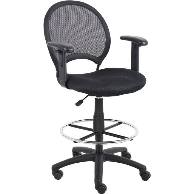 Boss Office Products Mesh Drafting Stool BOPB16216