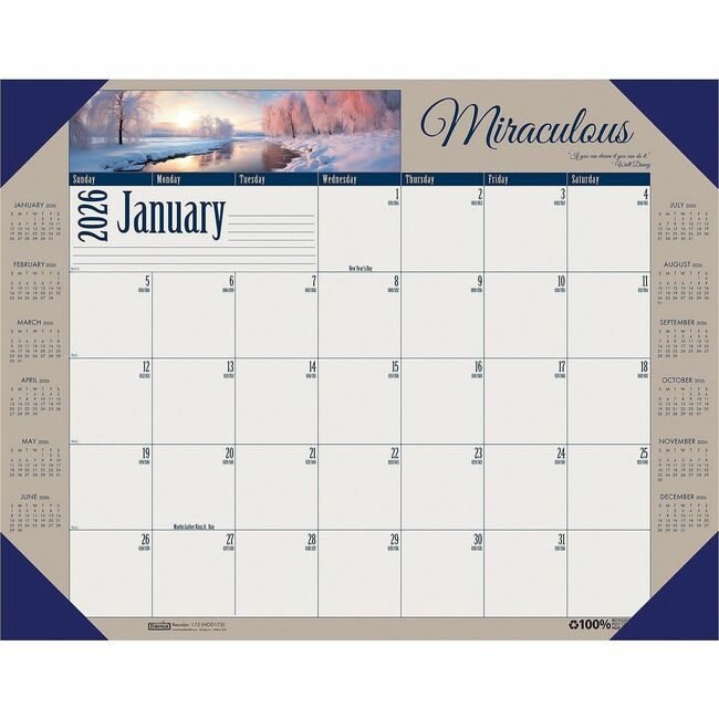 House of Doolittle Pad Desk Motivational HOD175