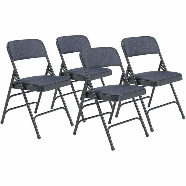 National Public Seating Chair Fold Fab Blu 2300SER NPS2304
