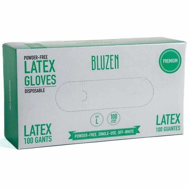 Remcoda LLC BluTable Gloves Lat Pf Large RMLLAT101LCT