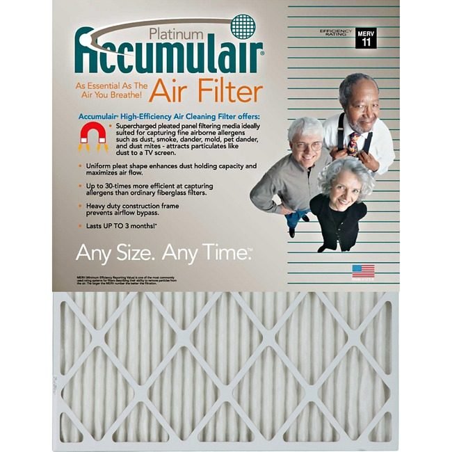AirFilters.com Accumulair Filter Platinum 22X24X1 FLNFA22X244
