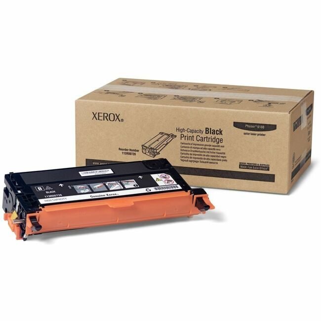 Xerox Corporation Crtdg Print Hicap 6180 Black XER113R00726