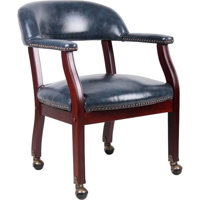 Boss Office Products Chair Traditional Guest Vinyl BOPB9545BE