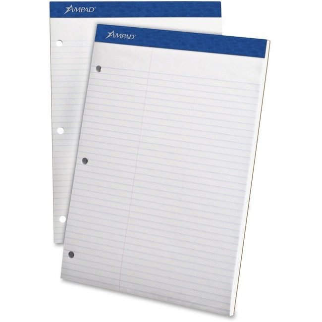 TOPS Products Pad Dual Ltr Lawrule White TOP20345