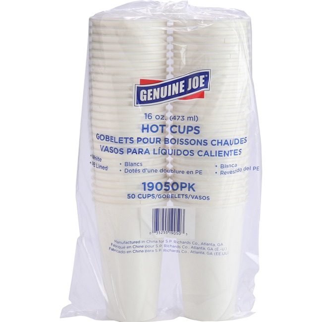 Genuine Joe Cup Single Hot 16OZ GJO19050