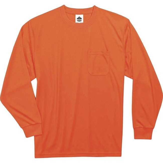 Ergodyne T-Shirt Long Sleeve XL Orng EGO21595