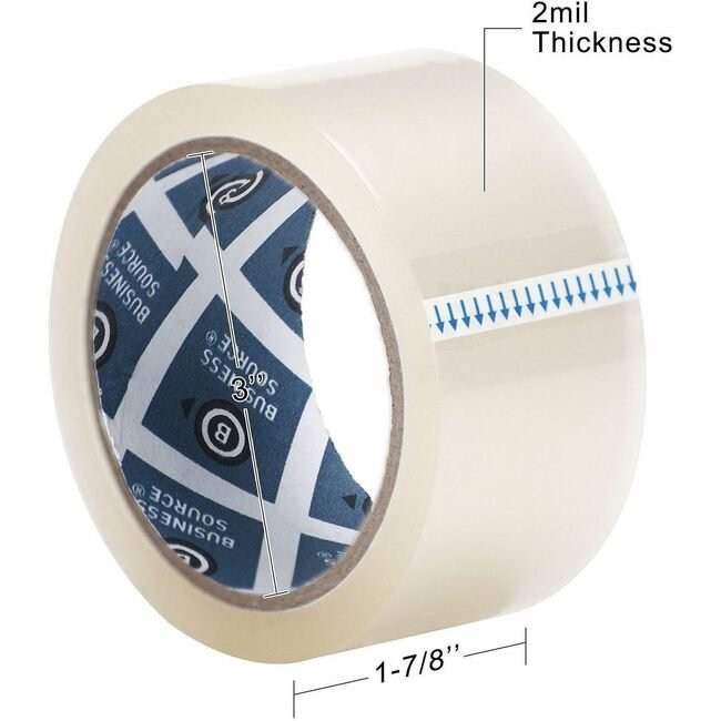 Business Source Tape Sealing 1-7/8X164 Clear BSN32931