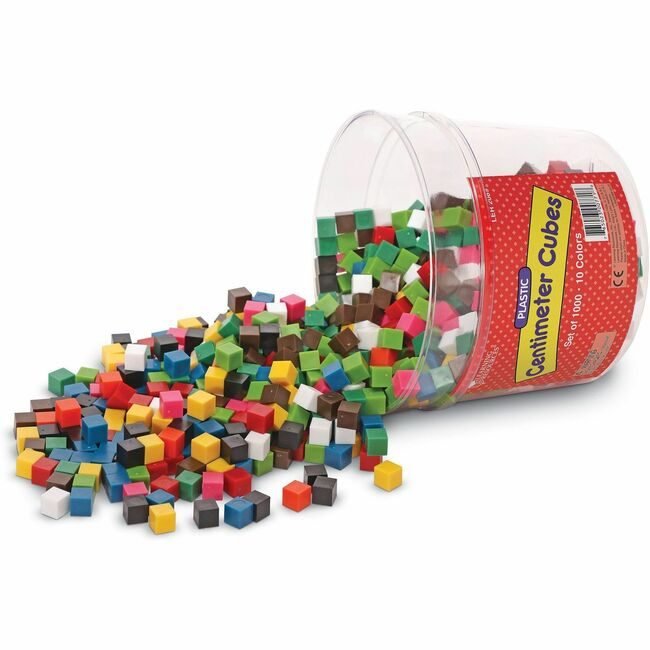 Learning Resources Cubes Centimeter 1000 Count LRNLER2089