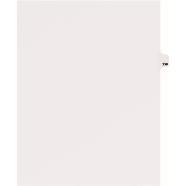 Avery Products Corporation Index Legal Letter Sdtab 258 AVE82474