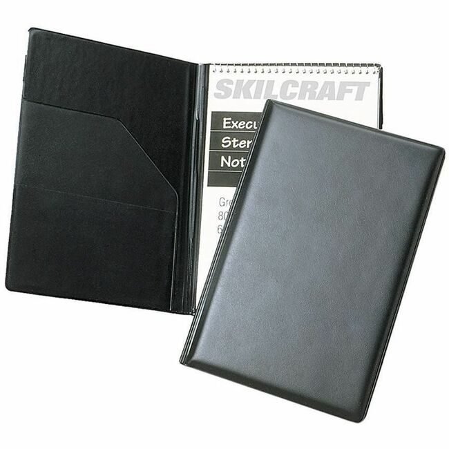 Holder Steno Vinyl 6X9 Black NSN4547388