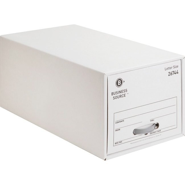 Business Source File Drawer Storage Letter 6 Pack BSN26744