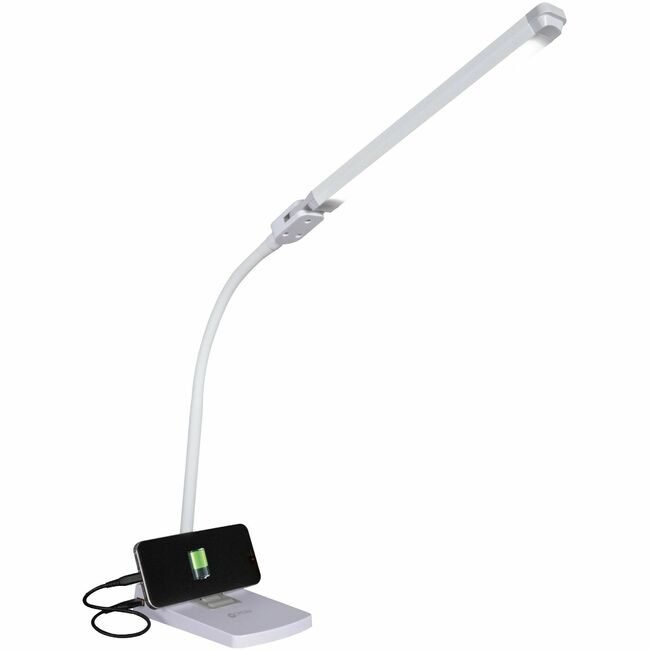 OttLite Lamp Swivel Led Dsk USB Wt OTTCSN0800W