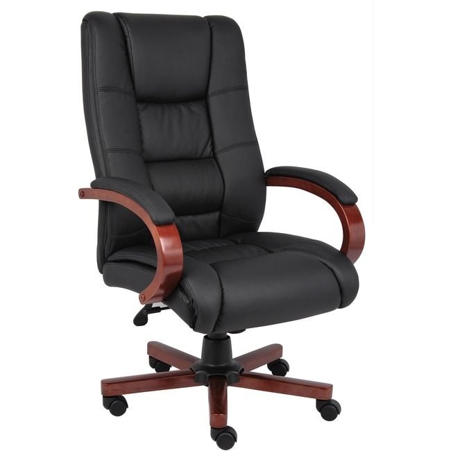 Boss Office Products Exec Chair Hb Black Chy BOPB8991C